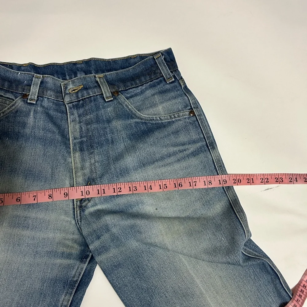 Rare Vintage Levi’s 70s Women’s Mom  Orange Label Movin On’ Jeans 28x28 - Picture 14 of 16